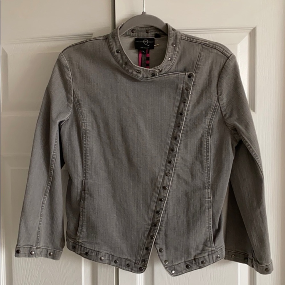 Biker jeans jacket